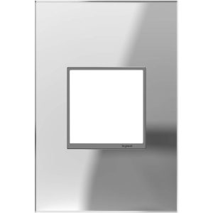 Legrand AWM1G2MR1 Pass And Seymour Mirror 1-Gang 2-Module Wall Plate