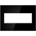 Legrand AWM3GMB4 Pass And Seymour Mirror Black 3-Gang Wall Plate