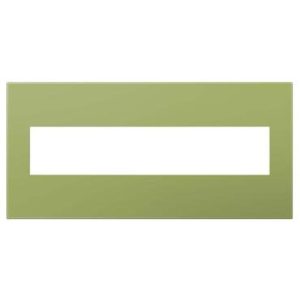 Legrand AWP5GLG1 Pass And Seymour Lichen Green 5-Gang Wall Plate