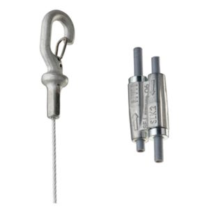 nVent Caddy SLK15L3 Tool-free 1.5mm Wire Rope Hanger Kit with Hook