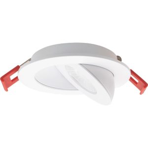 Lotus LSG2-3018K-HO-BK 2" Square Regressed Gimbal HO 5.5W LED Dim to Warm 30-18K Black 36° Type IC Wet Air-Tight CRI 90+