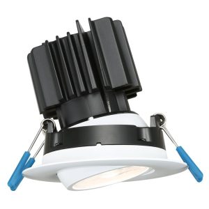 Lotus LL3G-3018K-HO-WH 3" Round Eyeball Gimbal Dim to Warm 30-18K 11W LED White 38° Type IC Air-Tight Wet CRI 90+