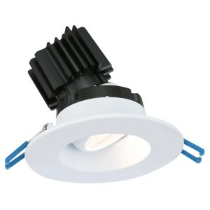 Lotus LRG3-5CCT-HO-WH 3" Round Regressed Gimbal 5CCT 11W LED White 38° Type IC Air-Tight Wet CRI 90+