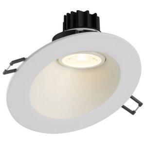 Lotus LRG3-27K-4RSL-WH 4" 30° Sloped Round Regressed Gimbal 7.5W LED 2700K White 38° 580 lm Type IC Air-Tight Wet CRI 90+