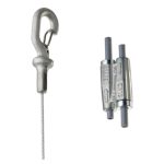 nVent Caddy SLK2L1 Tool-free 2mm Wire Rope Hanger Kit with Hook