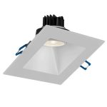 Lotus LSG3-32K-5SSL-WH 5" 30° Sloped Square Regressed Gimbal 7.5W Dim To Warm 30-20K White 38° Type IC Air-Tight Wet CRI 90+