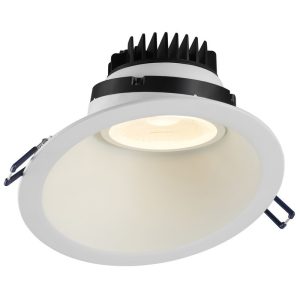 Lotus LRG6-27K-6RSL-WH 6" 30° Sloped Round Regressed Gimbal 15W LED 2700K White 38° 1100 lm Type IC Air-Tight Wet CRI 90+