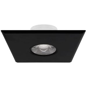 Lotus LBL-JB10W-5CCT-SQ-BK 5" Ultimate J-Box Mount LED 10W 5CCT Square Black Wet CRI 90+