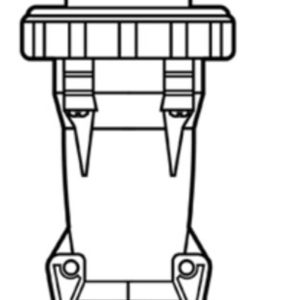 Legrand PS3100P7W Pass And Seymour Pin And Sleeve Plug 3-Way 100A 480V Watertight