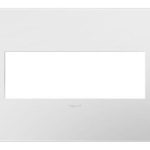 Legrand AWP3GWH4 Pass And Seymour Gloss White 3-Gang Wall Plates