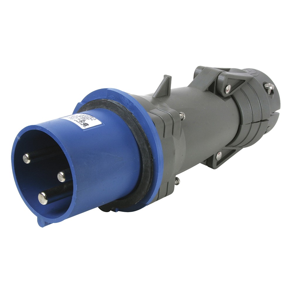 Legrand PS360P6S Pass And Seymour Pin And Sleeve Plug 3-Way 60A 250V Single-Pole