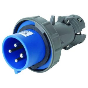 Legrand PS430P9W Pass And Seymour Pin And Sleeve Plug 4W 30A 3 Phase 250V Watertight