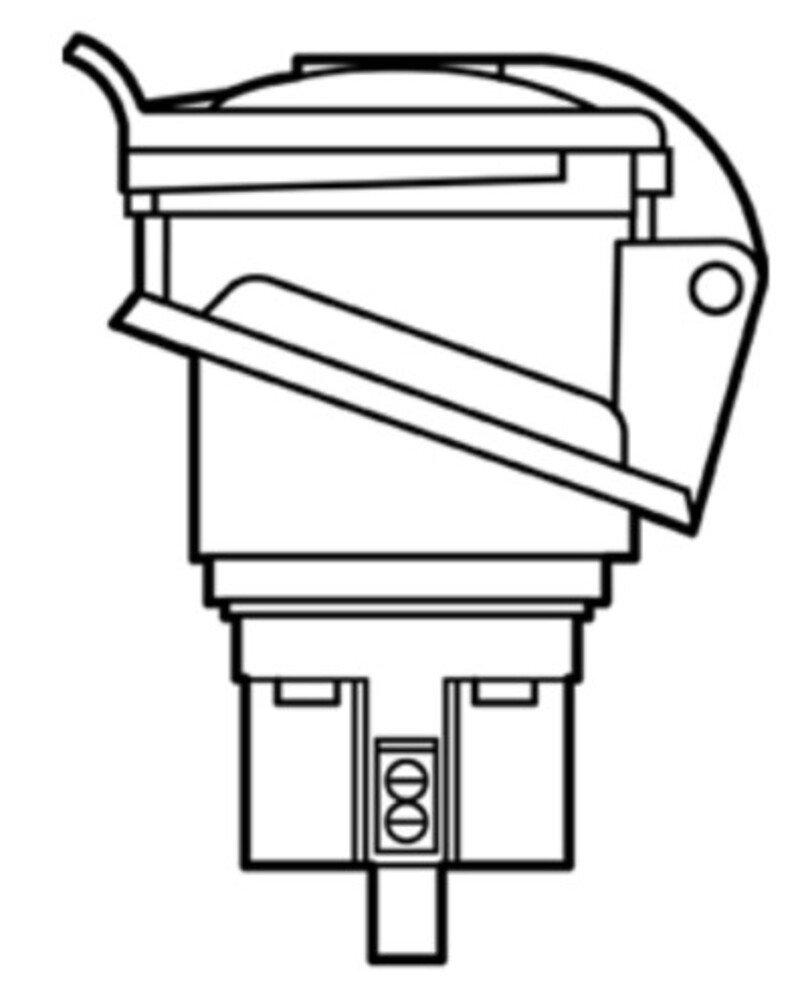 Legrand PS430R12S Pass And Seymour Pin And Sleeve Receptacle 4W 30A 125/250V Single-Pole
