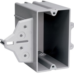 Legrand P122C Pass And Seymour Plastic Box 1-Gang 22 Cubic Inch Bracket With Clip