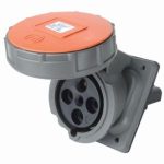 Legrand PS460R12W Pass And Seymour Pin And Sleeve Receptacle 4W 60A 125/250V Watertight