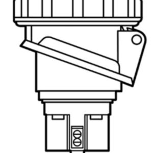 Legrand PS520R5W Pass And Seymour Pin And Sleeve Receptacle 5W 20A 3 Phase 347/600V Watertight