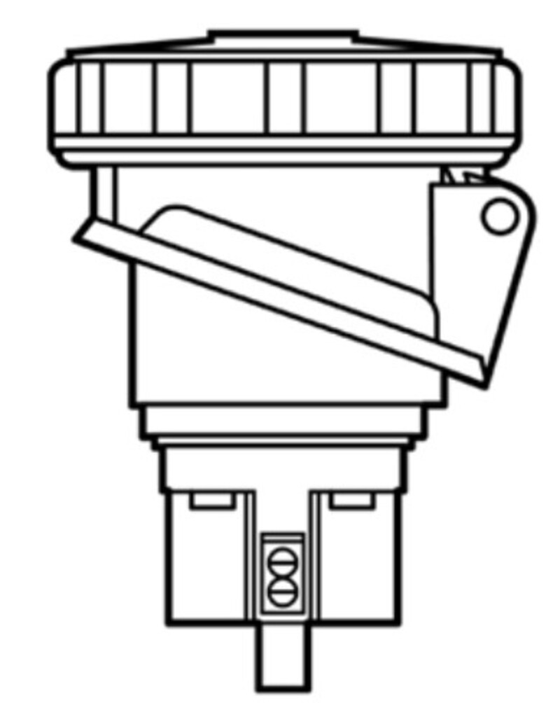 Legrand PS520R5W Pass And Seymour Pin And Sleeve Receptacle 5W 20A 3 Phase 347/600V Watertight