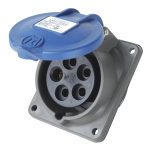 Legrand PS560R9W Pass And Seymour Pin And Sleeve Receptacle 5W 60A 3 Phase 120/208V Watertight