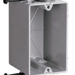 Legrand S118RS Pass And Seymour Plastic Box 1-Gang 18 Cubic Inch With Quick/Click Captive Screw