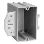 Legrand S122B Pass And Seymour Plastic Box 1-Gang 22 Cubic Inch With Quick/Click Bracket