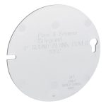 Legrand 4RBC Pass And Seymour Plastic Box 4 Round Blank Cover