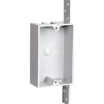 Legrand P108N Pass And Seymour Plastic Box 1-Gang 8 Cubic Inch With Side Bracket