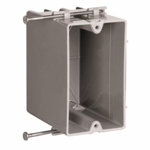 Legrand P122R Pass And Seymour Plastic Box 1-Gang Deep 22.5 Cubic Inch Captive Nail