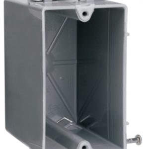 Legrand P122RN Pass And Seymour Plastic Box 1-Gang 22.5 Cubic Inch Reverse Nail