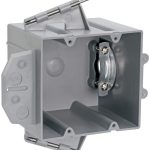Legrand P242RRD Pass And Seymour Plastic Box 2-Gang 42 Cubic Inch Range And Dryer Captive Nail