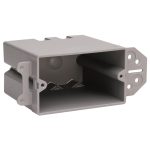 Legrand SH122B Pass And Seymour Plastic Box 1-Gang Horizontal Mount With Quick/Click