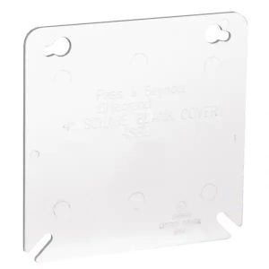 Legrand 4SBC Pass And Seymour Plastic Box 4 Square Blank Cover