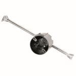 Legrand C118HGAC Pass And Seymour Plastic Box Round 3.25 Ceiling With Ground Hanger Bar