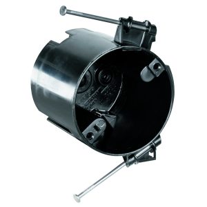 Legrand C118RGAC Pass And Seymour Plastic Box Round 3.25 Ceiling With Ground Captive Nail