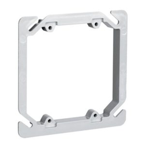 Legrand RC2 Pass And Seymour Plastic Box 4 Square Raised Cover 2-Gang Device