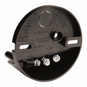 Legrand S109FAN Pass And Seymour Plastic Box Round Ceiling 9 Cubic Inch