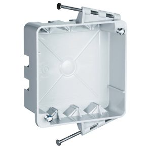 Legrand S4421RAC Pass And Seymour Plastic Box 4 Square 21 Cubic Inch Captive Nail