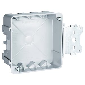 Legrand S4421SAC Pass And Seymour Plastic Box 4 Square 21 Cubic Inch Offset Bracket