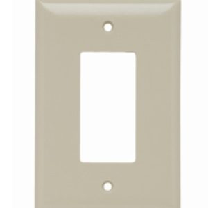 Legrand SPO26I Pass And Seymour Plastic Plate Jumbo 1-Gang SPLEX Without Line Ivory
