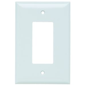 Legrand SPO26W Pass And Seymour Plastic Plate Jumbo 1-Gang SPLEX Without Line White