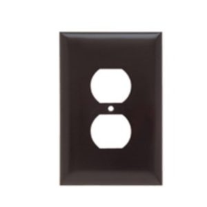 Legrand SPO8 Pass And Seymour Plastic Plate Jumbo 1-Gang Duplex Without Line