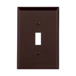 Legrand SPJ1 Pass And Seymour Plastic Plate Junior Jumbo 1-Gang Toggle Without Line
