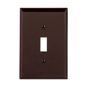 Legrand SPJ1 Pass And Seymour Plastic Plate Junior Jumbo 1-Gang Toggle Without Line