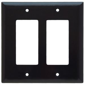 Legrand SPJ262 Pass And Seymour Plastic Plate Junior Jumbo 2-Gang 2 SPLEX Without Line