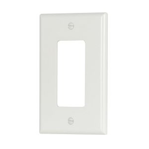 Legrand SPJ26W Pass And Seymour Plastic Plate Junior Jumbo 1-Gang SPLEX Without Line