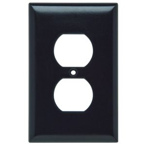 Legrand SPJ8 Pass And Seymour Plastic Plate Junior Jumbo 1-Gang Duplex Without Line