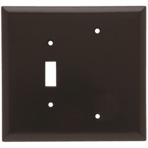 Legrand SPO113 Pass And Seymour Plastic Plate Jumbo 2-Gang Blank/Toggle Without Line