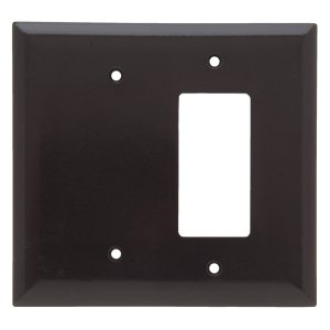 Legrand SPO1326 Pass And Seymour Plastic Plate Jumbo 2-Gang Blank/SPLEX Without