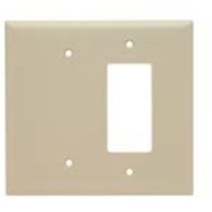 Legrand SPO1326I Pass And Seymour Plastic Plate Jumbo 2-Gang Blank/SPLEX Without Ivory