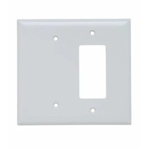 Legrand SPO1326W Pass And Seymour Plastic Plate Jumbo 2-Gang Blank/SPLEX Without White