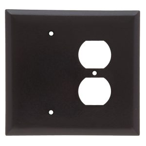 Legrand SPO138 Pass And Seymour Plastic Plate Jumbo 2-Gang Blank And Duplex Without Line